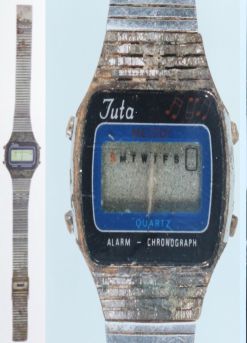  (verweist auf: Damenarmbanduhr &#034;Melody Quartz Alarm-Chronograph&#034; der Firma Juta)