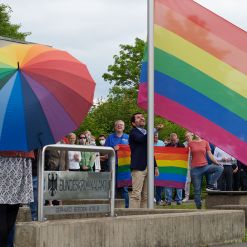 (leer) (verweist auf: BKA zeigt Flagge – Entschlossen gegen Homophobie und Transfeindlichkeit)