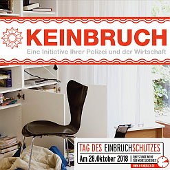 Logo der Präventionskampagne K-Einbruch (verweist auf: K-EINBRUCH - am 28. Oktober ist Tag des Einbruchschutzes)