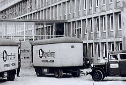 1953 - The new BKA building in Wiesbaden is occupied  (refer to: The first new BKA building in Wiesbaden is occupied.)